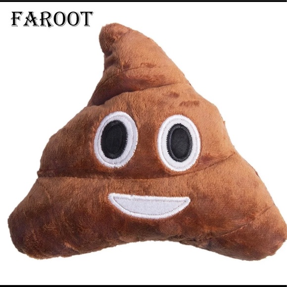 Poop Poo Family Emoji Emoticon Pillow - Picture 1 of 4